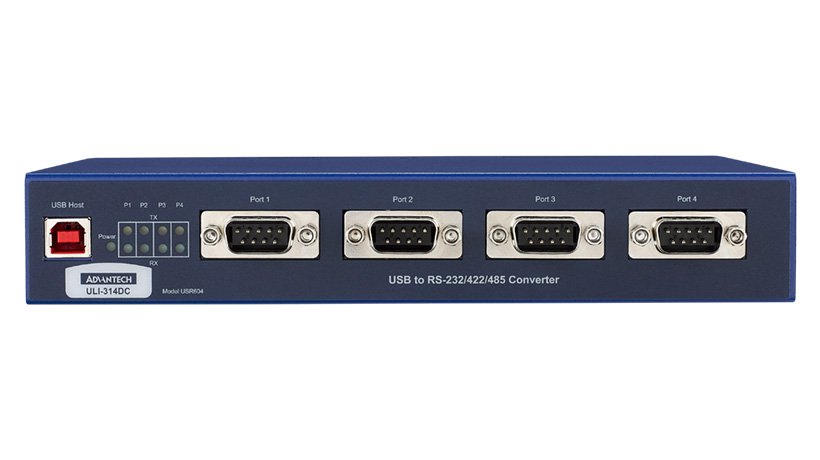 USB to RS-232/422/485, Industrial, 4 Port